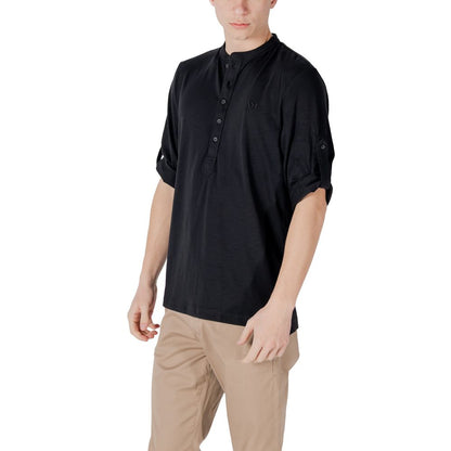 Antony Morato Black Cotton T-Shirt - The Gentlemen's Vault