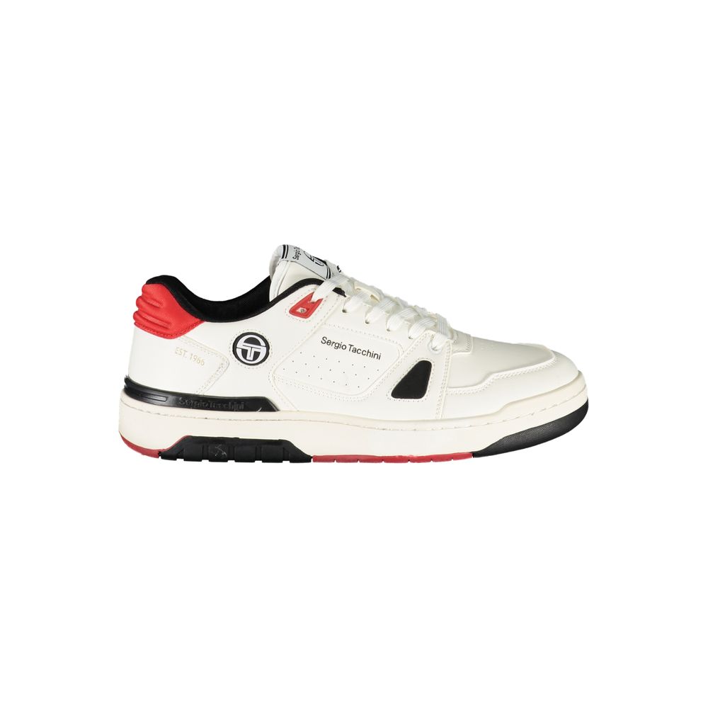 Sergio Tacchini White Polyester Sneaker - The Gentlemen's Vault