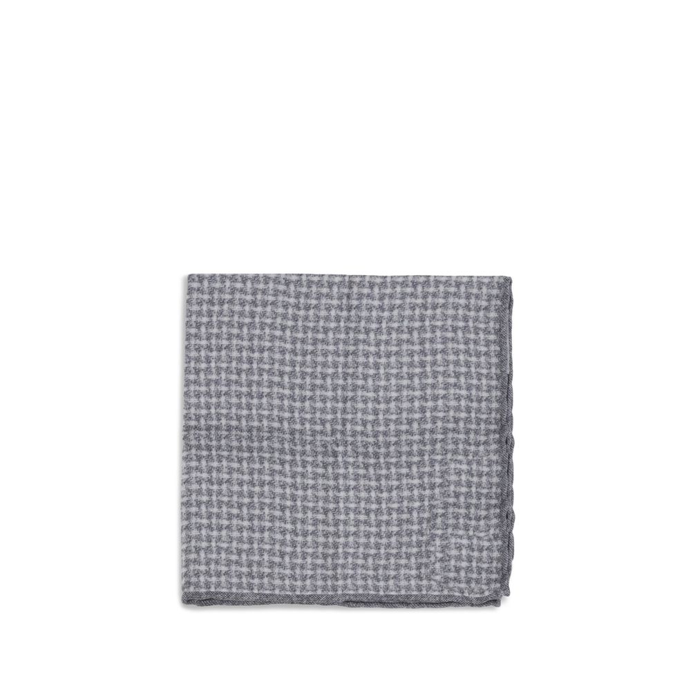 Brunello Cucinelli Gray Silk Scarf - The Gentlemen's Vault