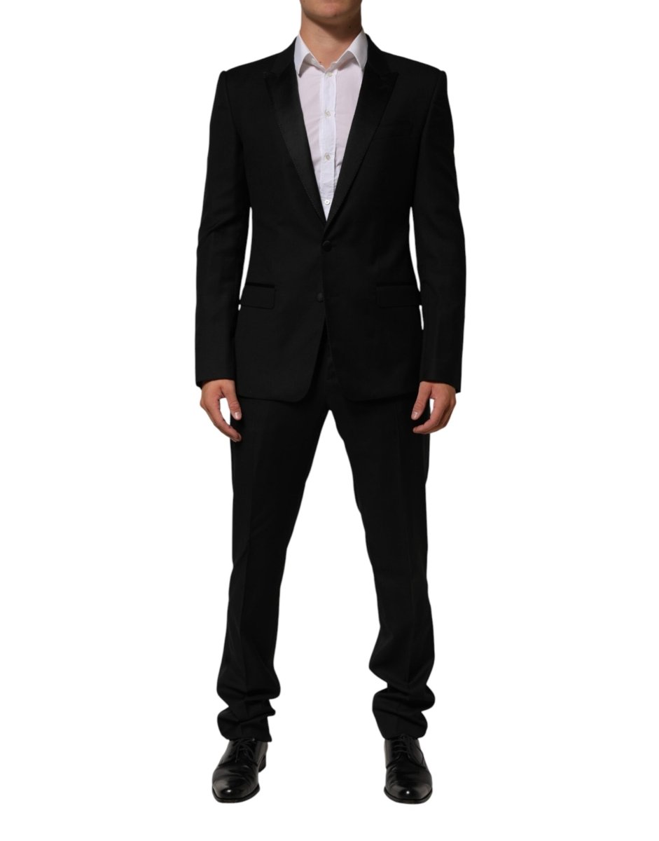 Dolce & Gabbana Black 2 Buttons Jacket Formal 2 Piece Suit - The Gentlemen's Vault