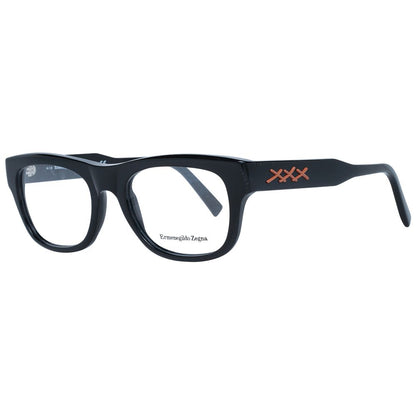 Ermenegildo Zegna Black Men Glasses Frame - The Gentlemen's Vault