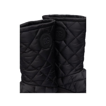 Dolce & Gabbana Black Nylon Boot - The Gentlemen's Vault
