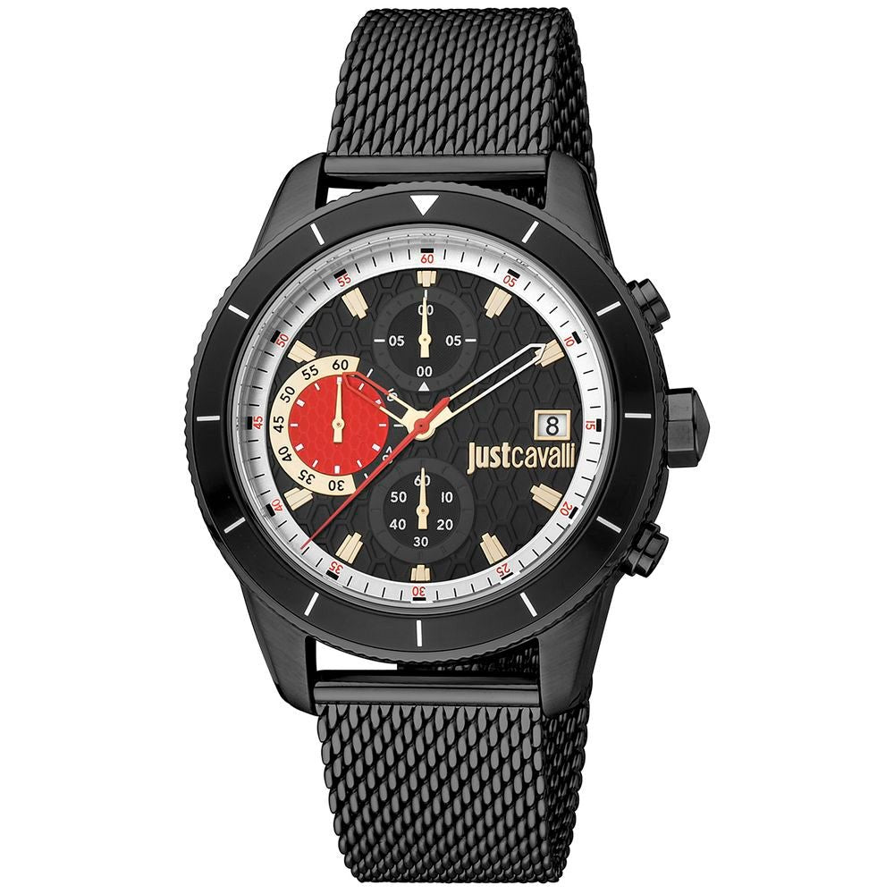 Just Cavalli Black Stainless Steel Sport Watch - The Gentlemen's Vault