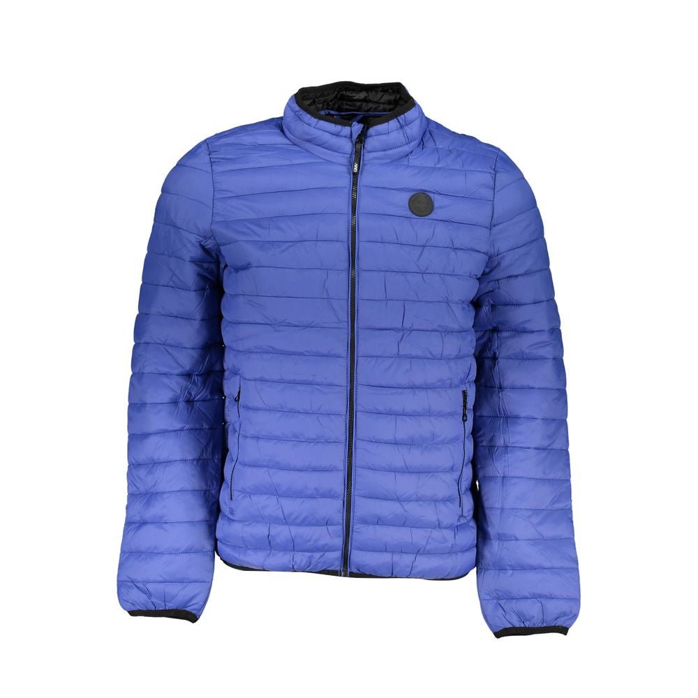 Gianmarco Venturi Blue Polyamide Jackets & Coat - The Gentlemen's Vault