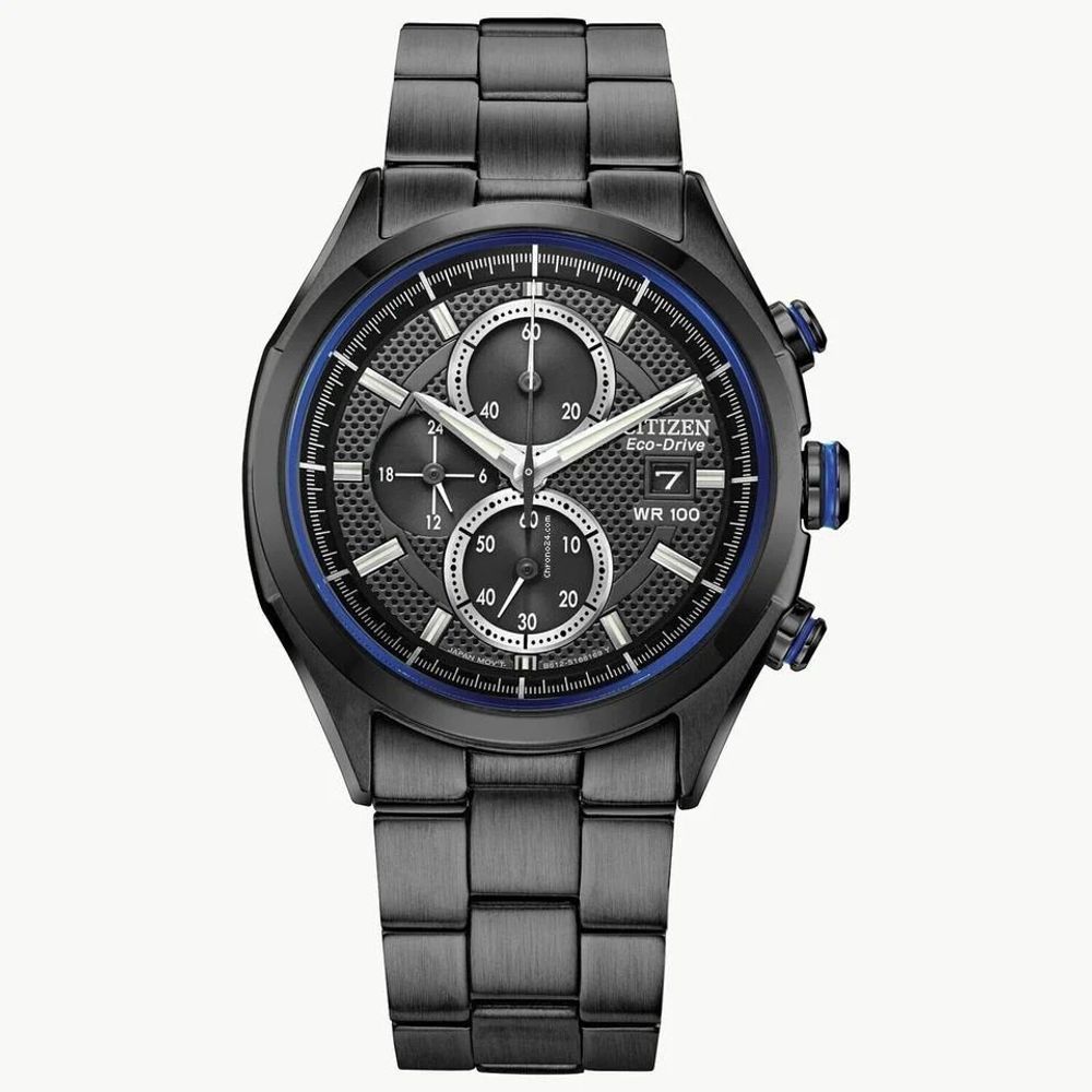 Citizen Black Stainless Steel Sport Watch - The Gentlemen's Vault
