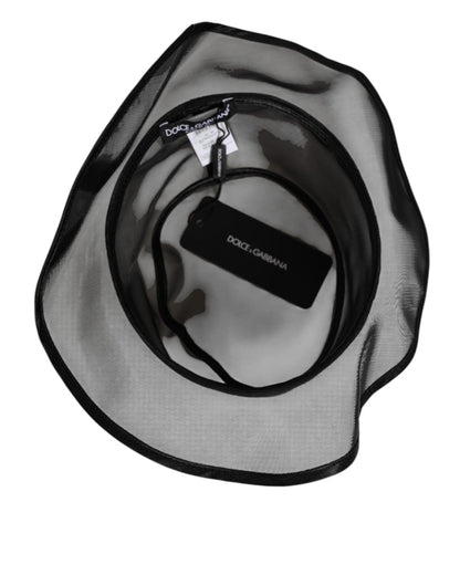 Dolce & Gabbana Black Silk Mesh Bucket Men Fisherman Cap Hat - The Gentlemen's Vault