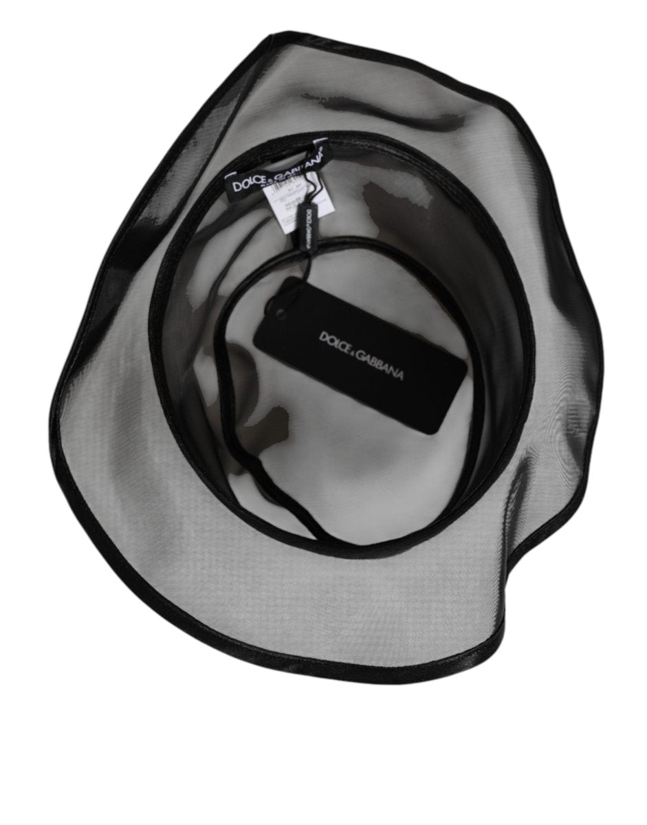Dolce & Gabbana Black Silk Mesh Bucket Men Fisherman Cap Hat - The Gentlemen's Vault