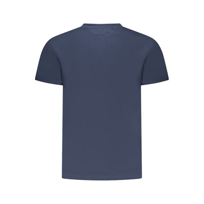 Tommy Hilfiger Blue Cotton T-Shirt - The Gentlemen's Vault