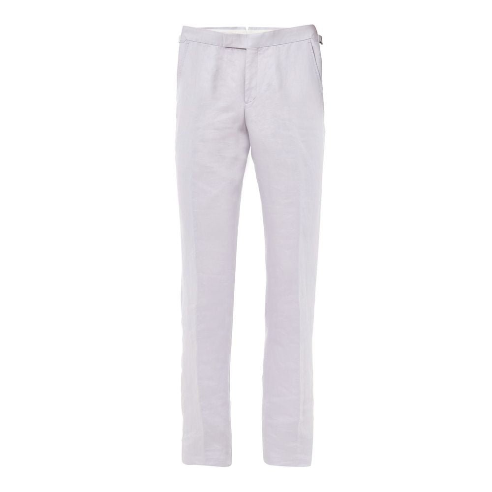 Tom Ford Purple Linen Dress Pants - The Gentlemen's Vault