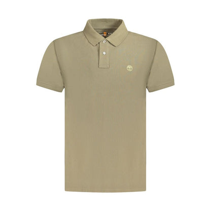 Timberland Brown Cotton Men Polo Shirt - The Gentlemen's Vault