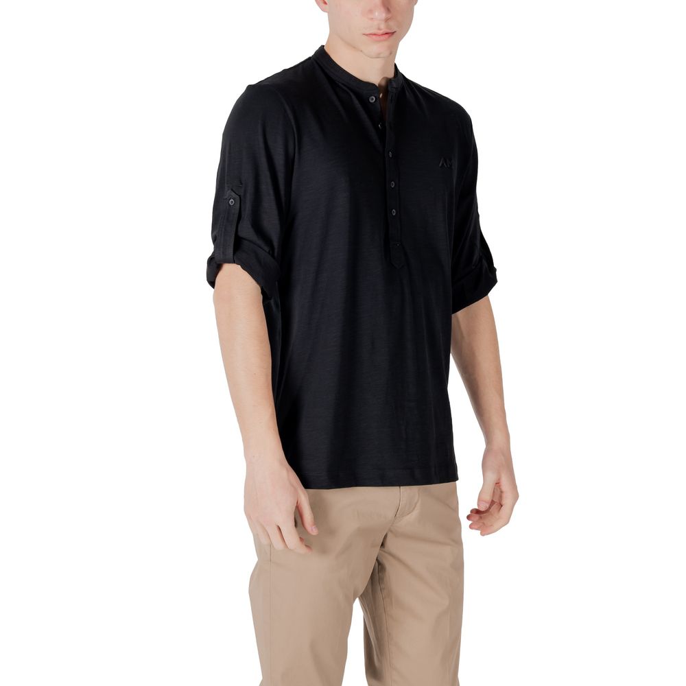 Antony Morato Black Cotton T-Shirt - The Gentlemen's Vault