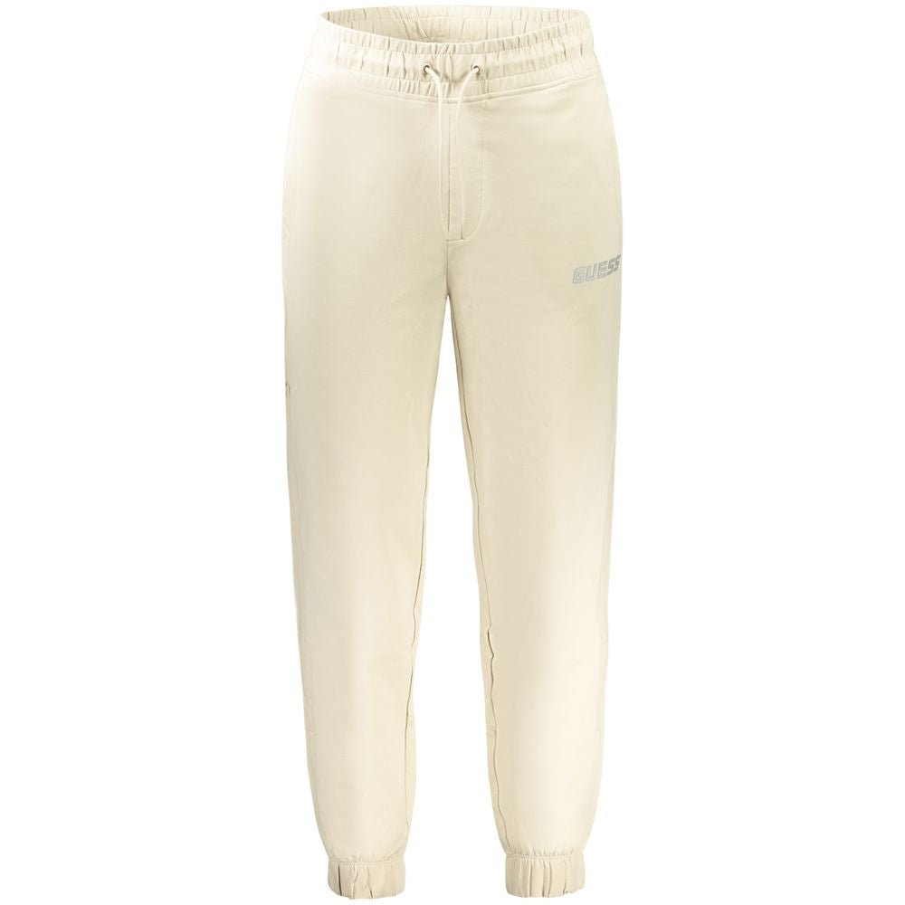 Guess Jeans Beige Cotton Jogger - The Gentlemen's Vault