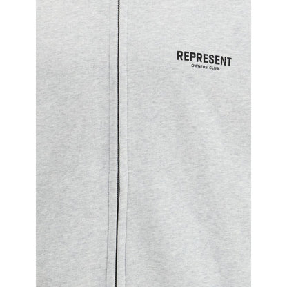 Represent Gray Cotton Sweatshirt - The Gentlemen's Vault
