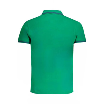 Cavalli Class Green Cotton Polo Shirt - The Gentlemen's Vault