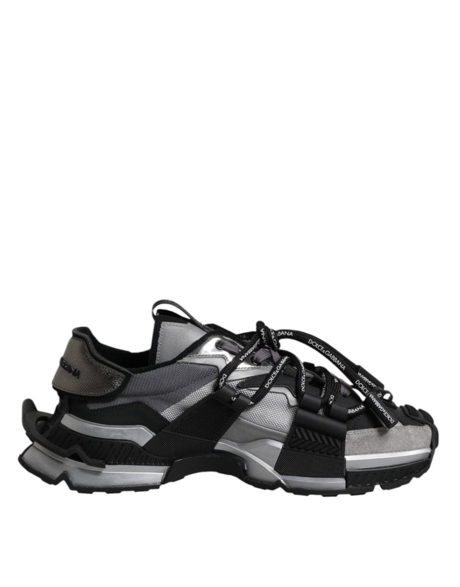 Dolce & Gabbana Multicolor Panelled Space Sneakers Shoes - The Gentlemen's Vault