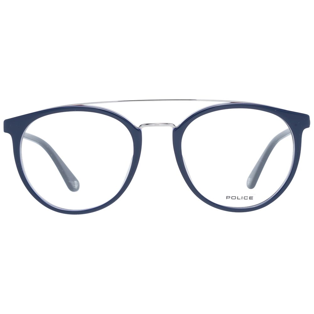 Police Blue Men Glasses Frame - The Gentlemen's Vault