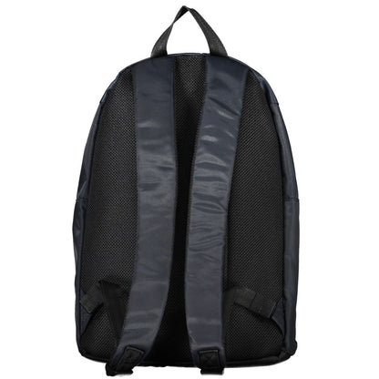 Tommy Hilfiger Blue Polyester Men Backpack - The Gentlemen's Vault