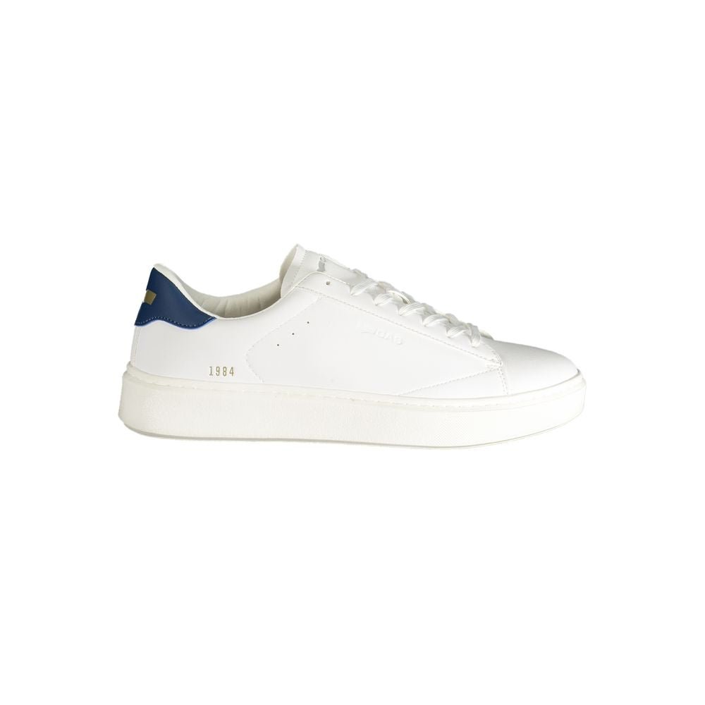 Gas White Polyester Men Sneaker - The Gentlemen's Vault