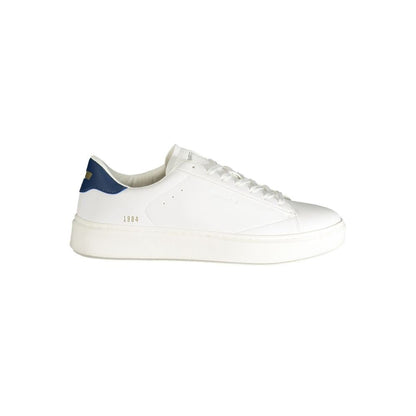 Gas White Polyester Men Sneaker - The Gentlemen's Vault