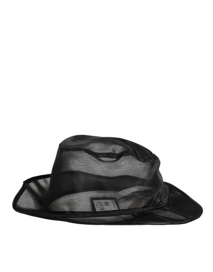 Dolce & Gabbana Black Silk Mesh Bucket Men Fisherman Cap Hat - The Gentlemen's Vault