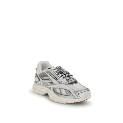 Reebok White Leather Athletic Sneakers - The Gentlemen's Vault