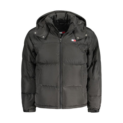 Tommy Hilfiger Black Polyester Men Jacket - The Gentlemen's Vault