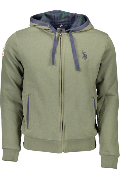 U.S. POLO ASSN. Green Cotton Men Sweater - The Gentlemen's Vault