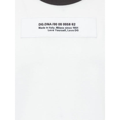 Dolce & Gabbana White Cotton T-Shirt - The Gentlemen's Vault