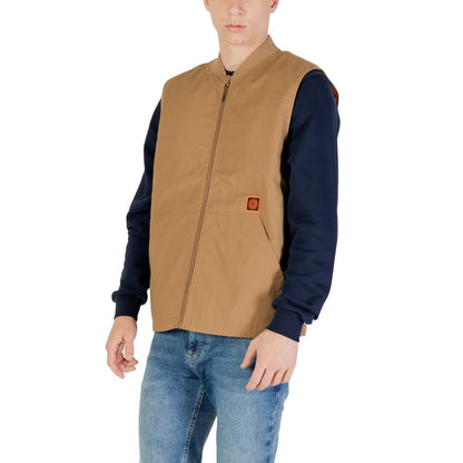 Vans Beige Cotton Sleveless Jacket - The Gentlemen's Vault