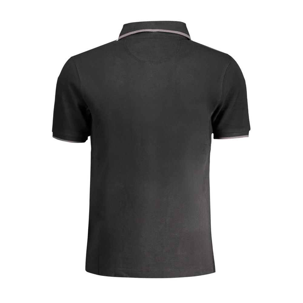 La Martina Black Cotton Polo Shirt - The Gentlemen's Vault