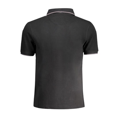 La Martina Black Cotton Polo Shirt - The Gentlemen's Vault