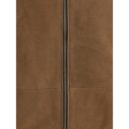 Yves Salomon Suede Bomber Jacket - The Gentlemen's Vault