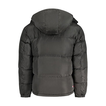 Tommy Hilfiger Black Polyester Men Jacket - The Gentlemen's Vault