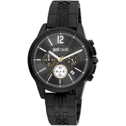 Just Cavalli Black Stainless Steel Dress Watch - The Gentlemen's Vault