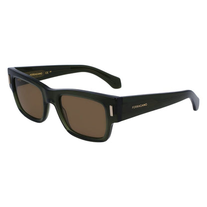 Ferragamo Brown Acetate Sunglasses - The Gentlemen's Vault