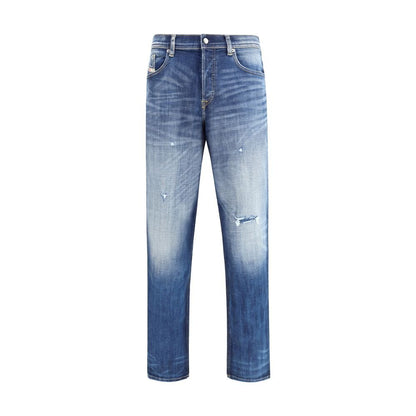 Diesel Blue Cotton Slim Fit Jeans - The Gentlemen's Vault