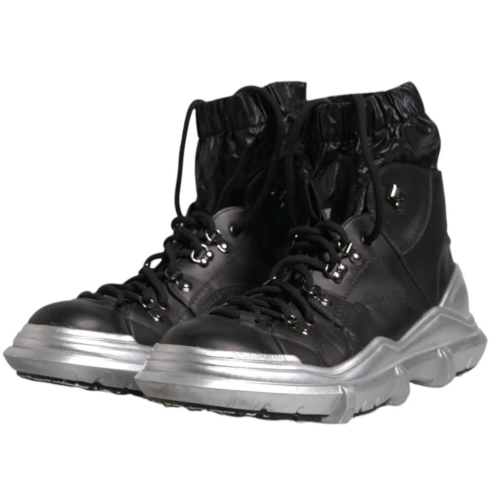 Dolce & Gabbana Black Nylon Boot - The Gentlemen's Vault