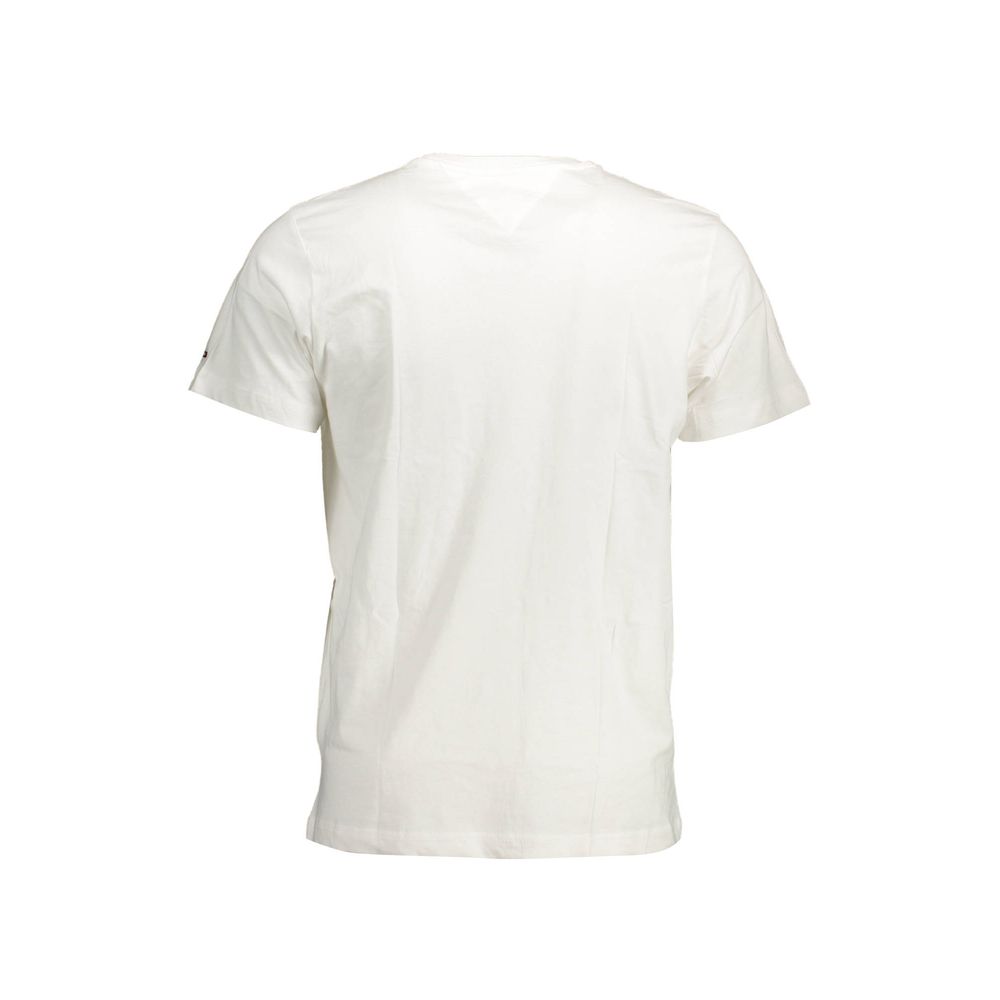 Tommy Hilfiger White Cotton T-Shirt - The Gentlemen's Vault