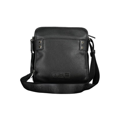 La Martina Black Polyethylene Shoulder Bag - The Gentlemen's Vault