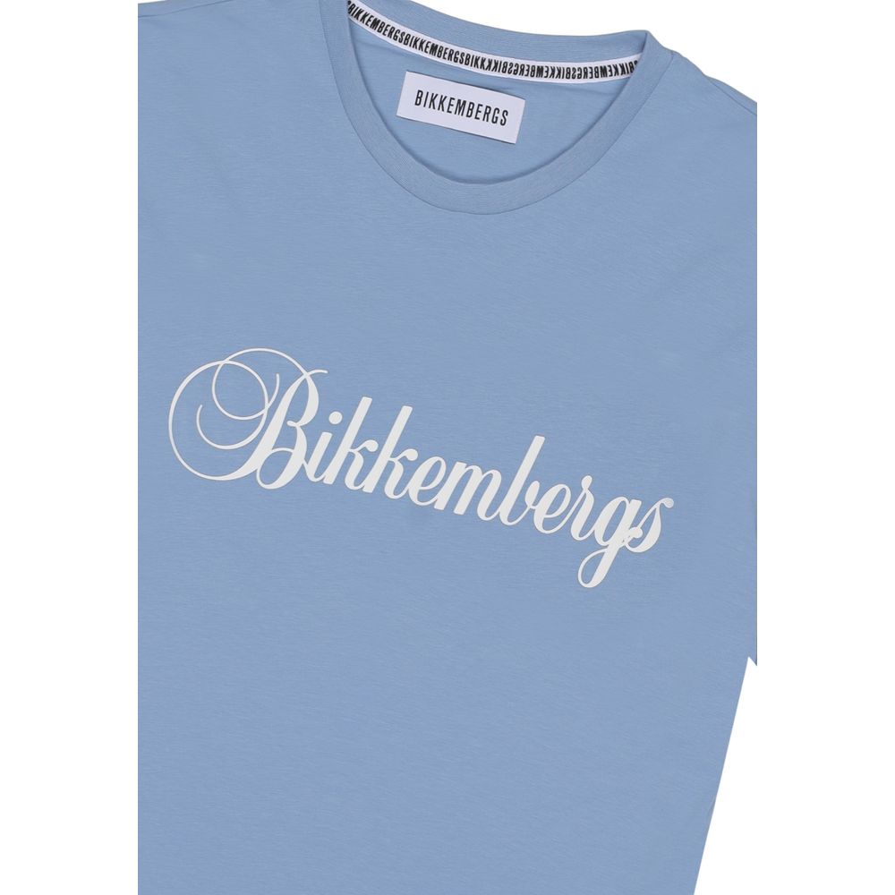 Bikkembergs Blue Cotton T-Shirt - The Gentlemen's Vault