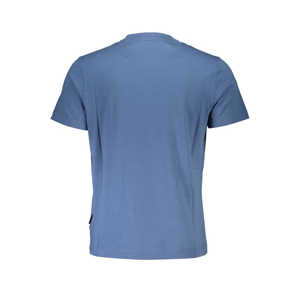 Napapijri Blue Cotton T-Shirt - The Gentlemen's Vault