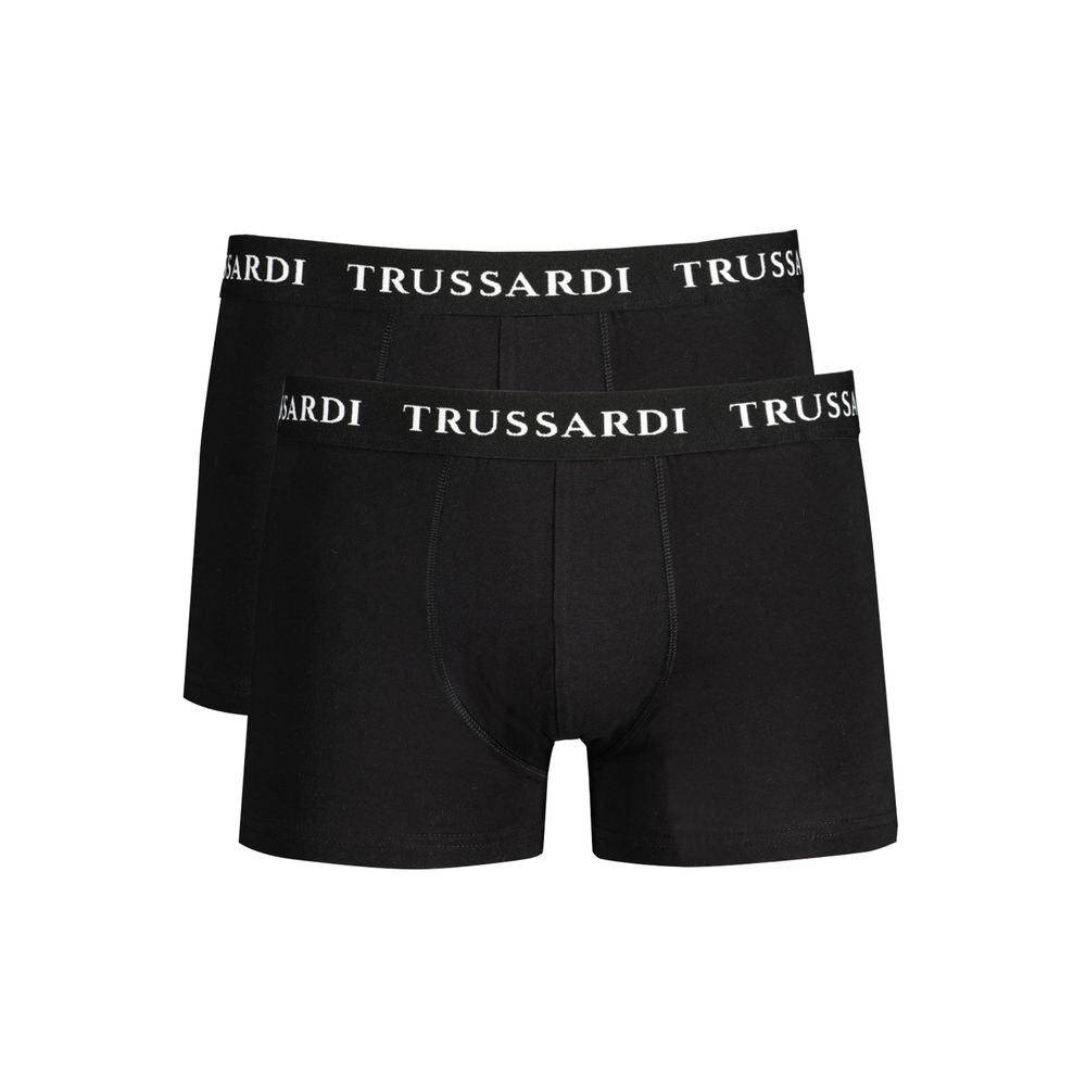 Trussardi Black Cotton Underwear - The Gentlemen's Vault