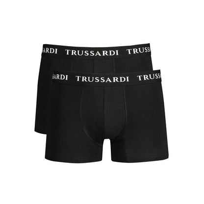 Trussardi Black Cotton Underwear - The Gentlemen's Vault