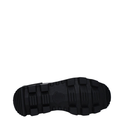 Moncler Black Leather Ankle Boots - The Gentlemen's Vault