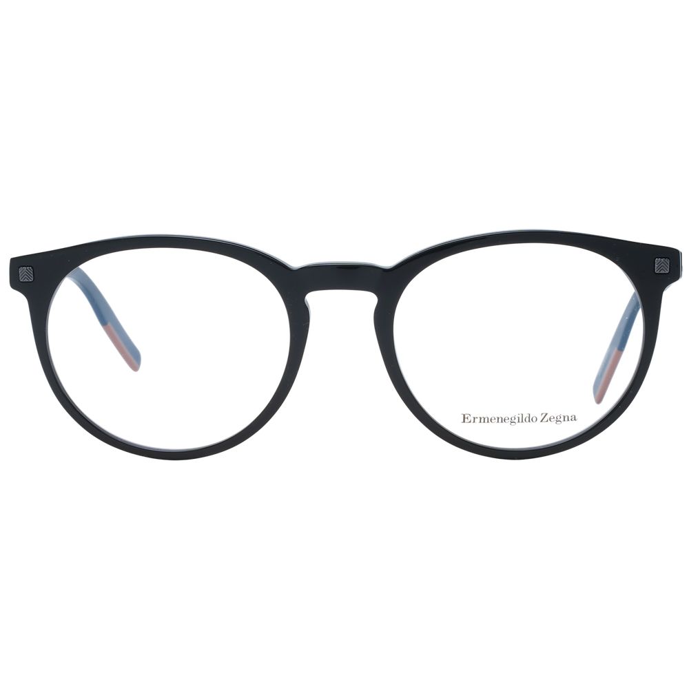 Ermenegildo Zegna Black Men Glasses Frame - The Gentlemen's Vault