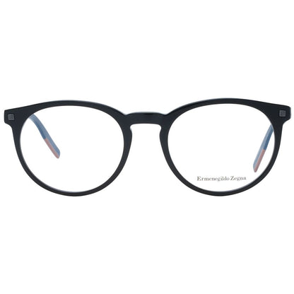 Ermenegildo Zegna Black Men Glasses Frame - The Gentlemen's Vault