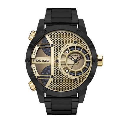 Police Black Stainless Steel Dress Watch - The Gentlemen's Vault