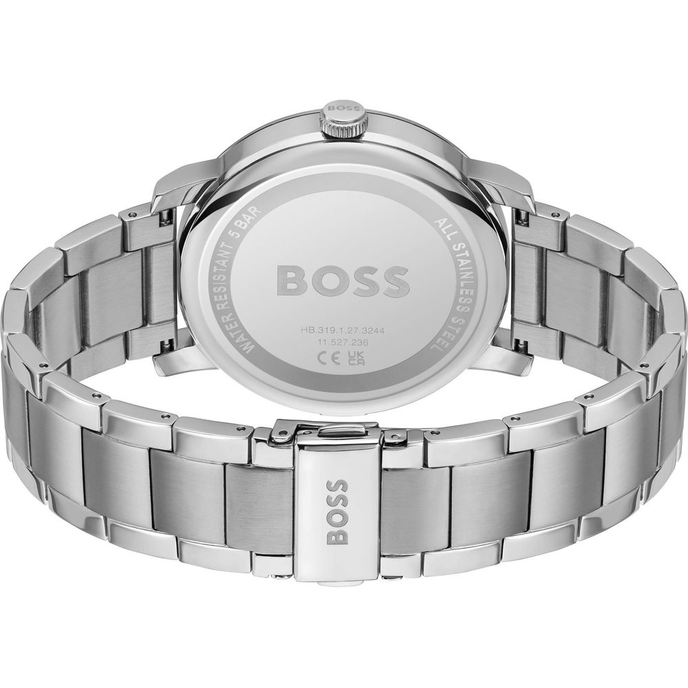 Hugo Boss Gray Stainless Steel Dress Watch - The Gentlemen's Vault