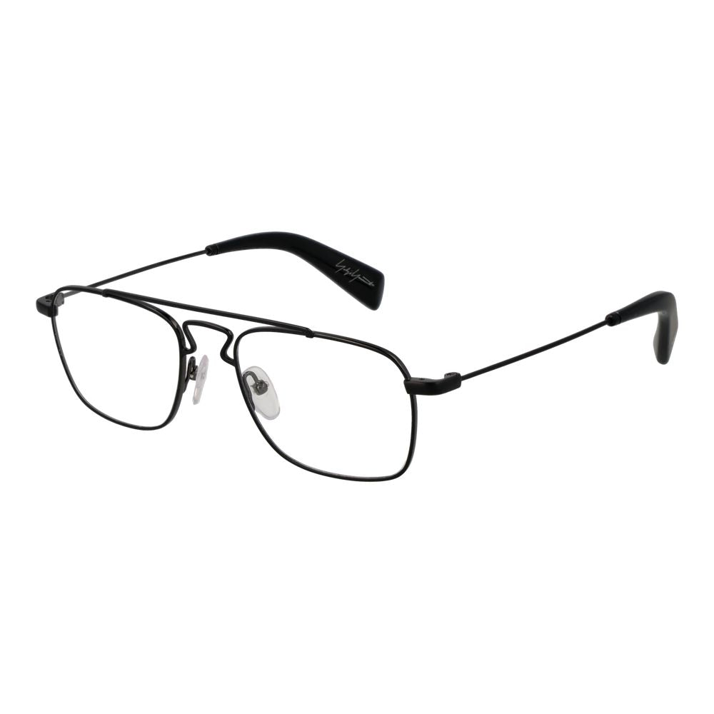 Yohji Yamamoto Black Men Glasses Frame - The Gentlemen's Vault