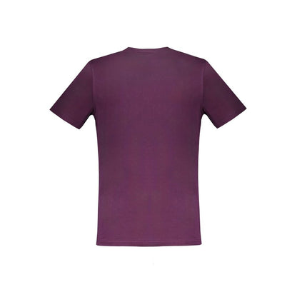 Harmont & Blaine Purple Cotton T-Shirt - The Gentlemen's Vault